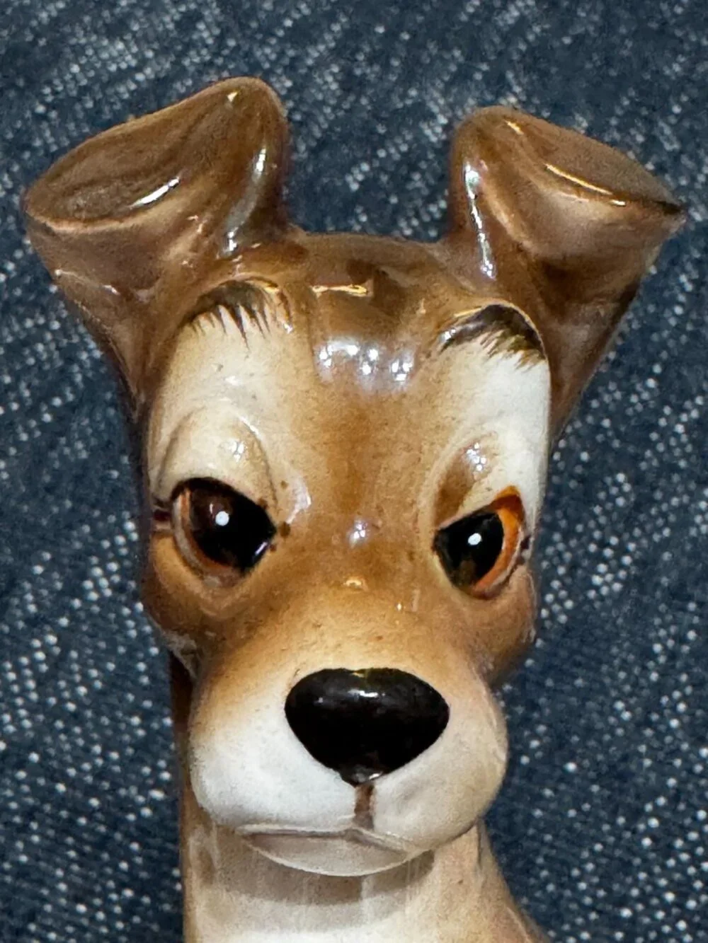 Walt Disney Lady and the Tramp, Tramp Ceramic Figurine, Vintage Circa 1955